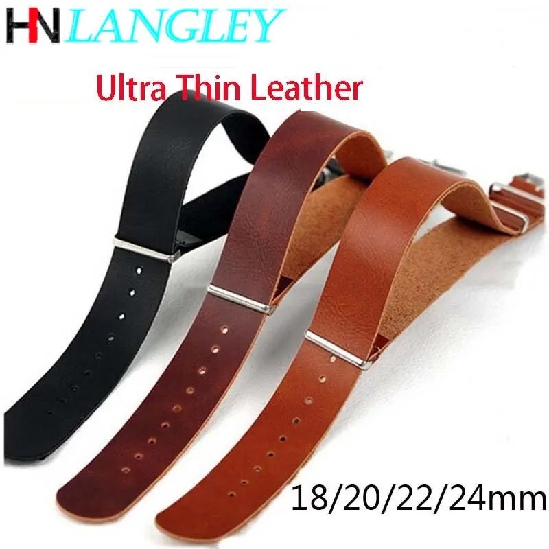 Watch Winder Single - Ultra Thin Leather Watch Band Strap