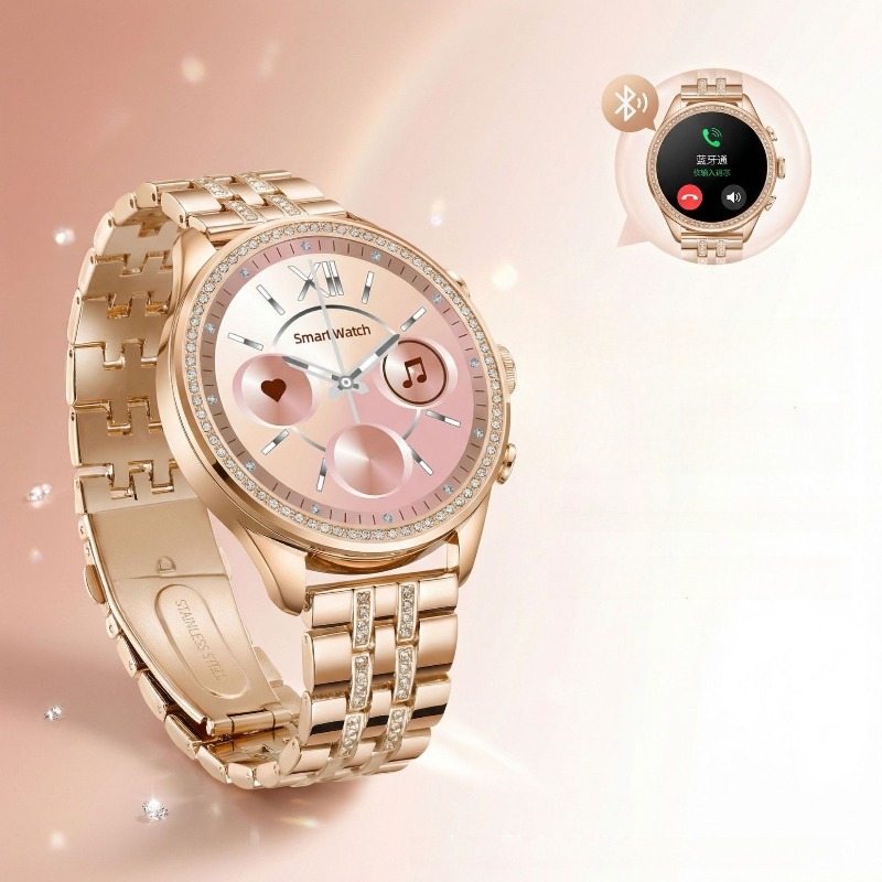 Smartwatch Watches For Girls - Cross-Border Exclusive Supply for GEN9 Diamond-Encrusted
