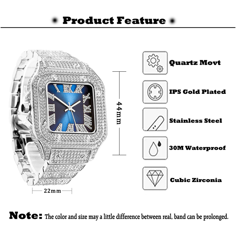 MISSFOX Mens Watches Hip Hop B - Smartwatch Watches For Men Brands 评论和价格