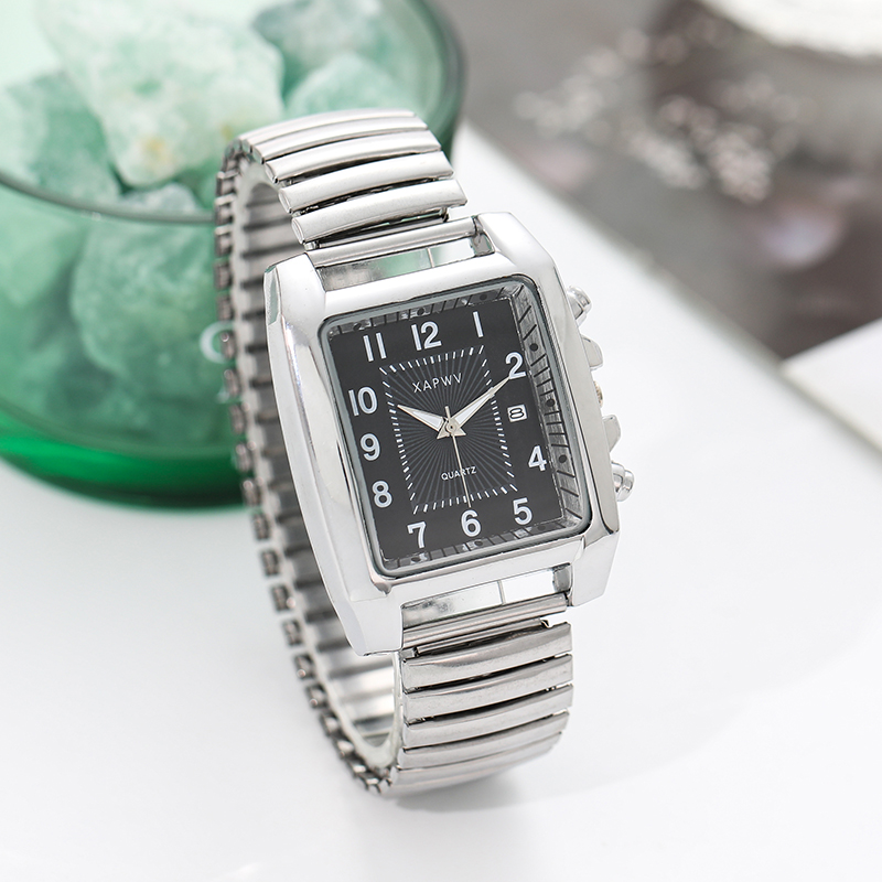 Square Men's Watch Elastic Ban - Watch Winder Single 评论和价格