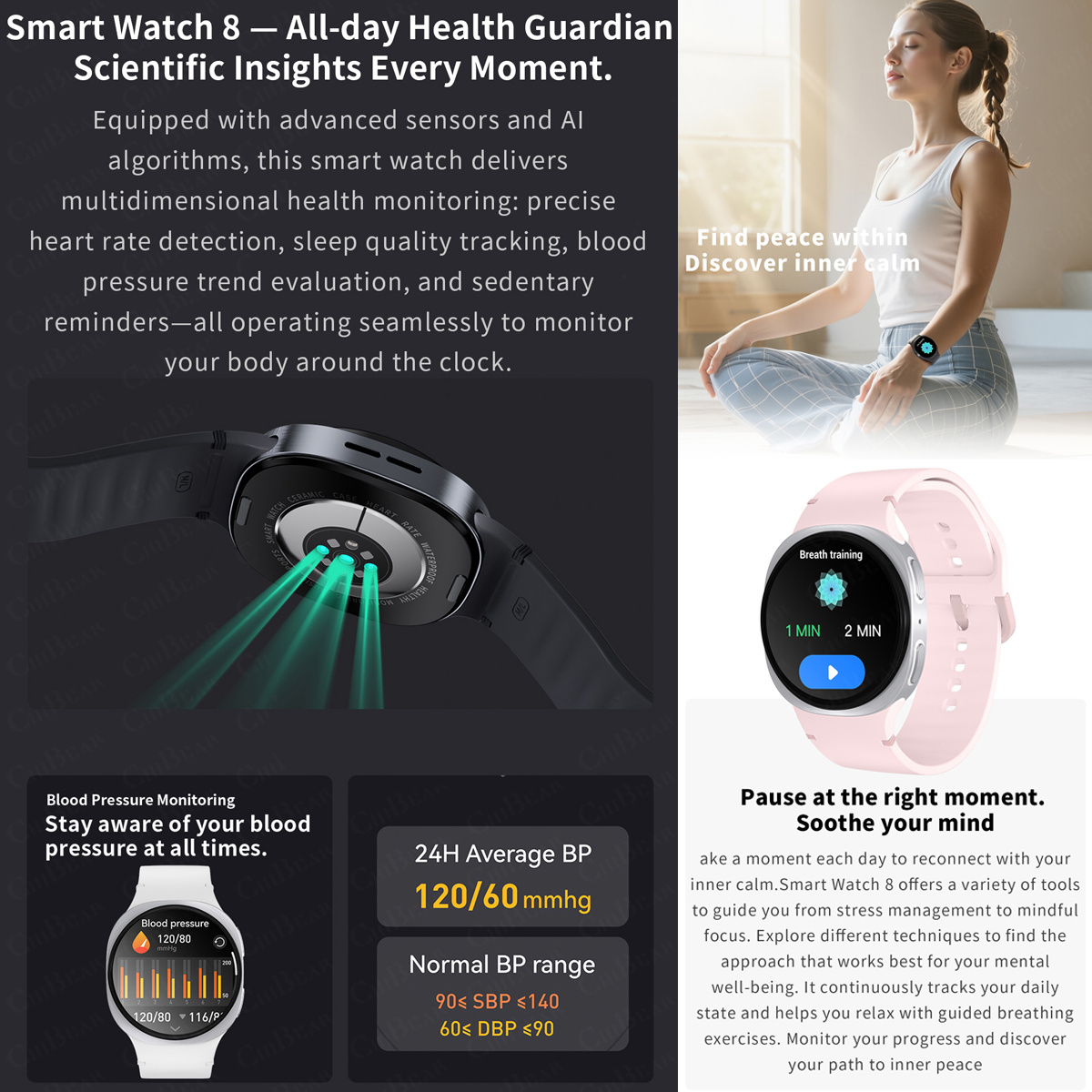 2026 New Watches 8 Mini GPS Tr - Heart Rate Gps Watch 评论和价格