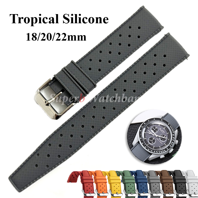 Tropical Silicone Watch Band Q - Citizen Watches Smartwatch 评论和价格