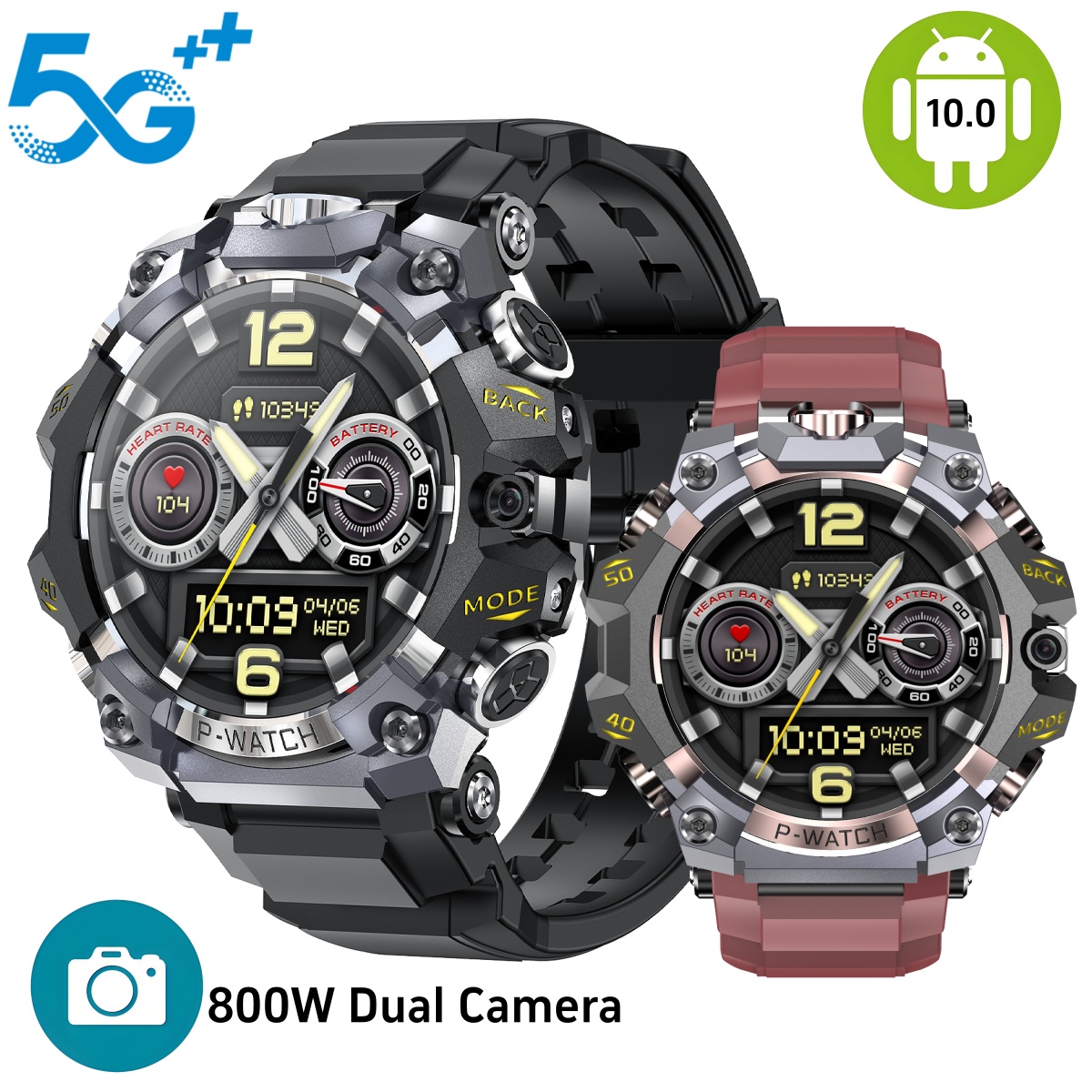 Q668 Smartwatch Android 10.0 1 - Heart Rate Gps Watch 评论和价格