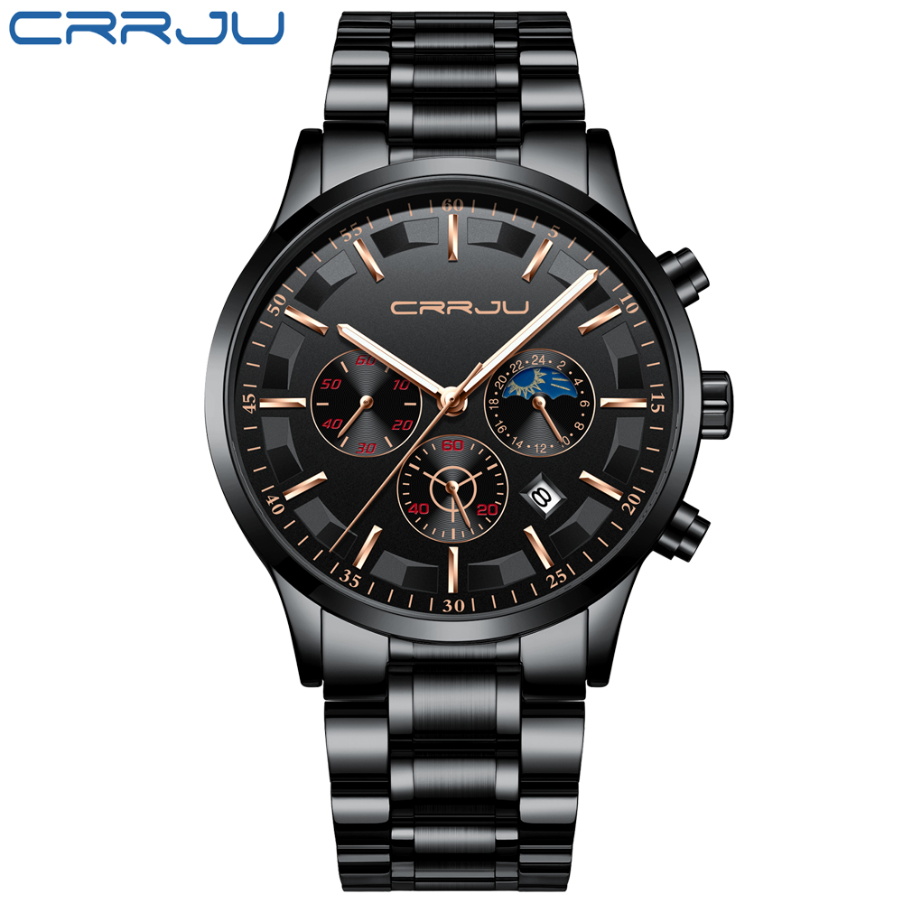 CRRJU Mens Watches Top Brand L - Smartwatch Watches For Men Brands 评论和价格
