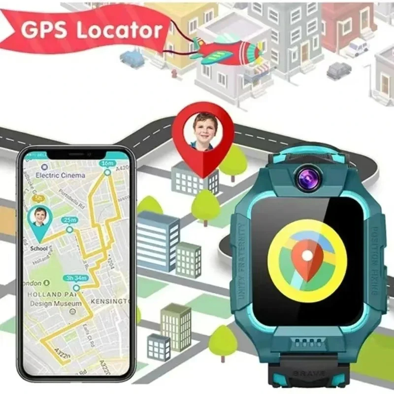 Lenovo 5G Kids Smart Watch Gif - Smartwatch Watches For Kid Boy With Gps 评论和价格