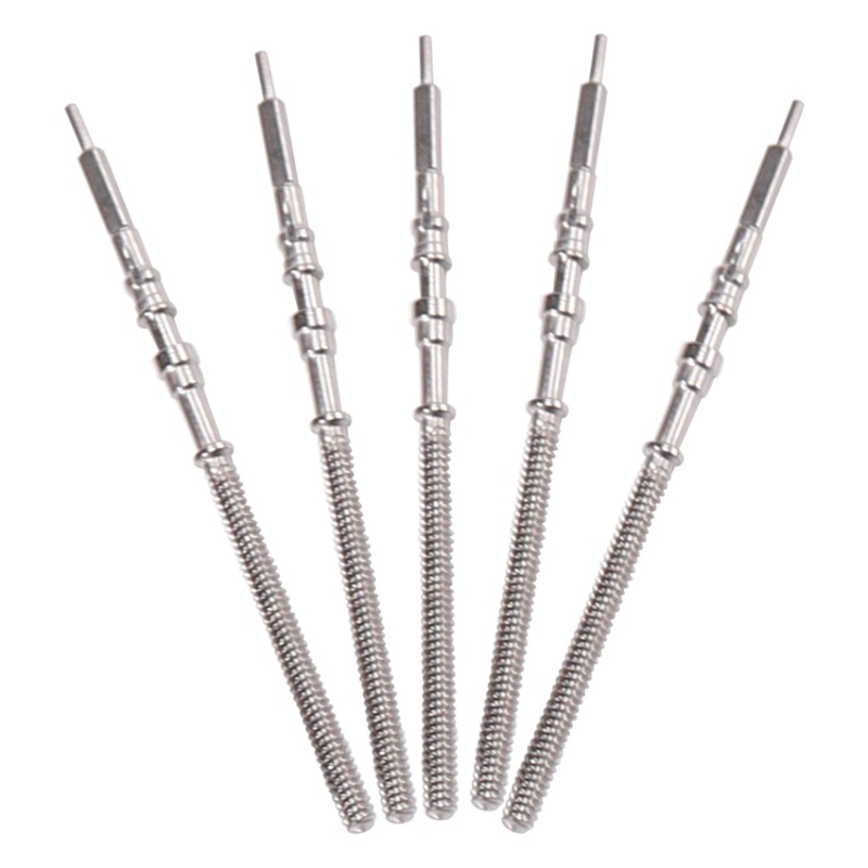 5Pcs Movement Watch Steel Stem - Watch Crown Stem 评论和价格
