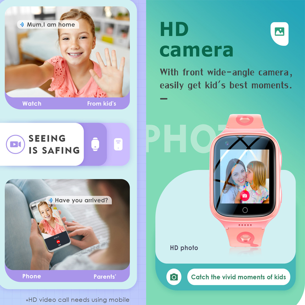 4G Smart Watch Kids GPS WiFi V - Smartwatch Watches For Kid Boy With Gps 评论和价格