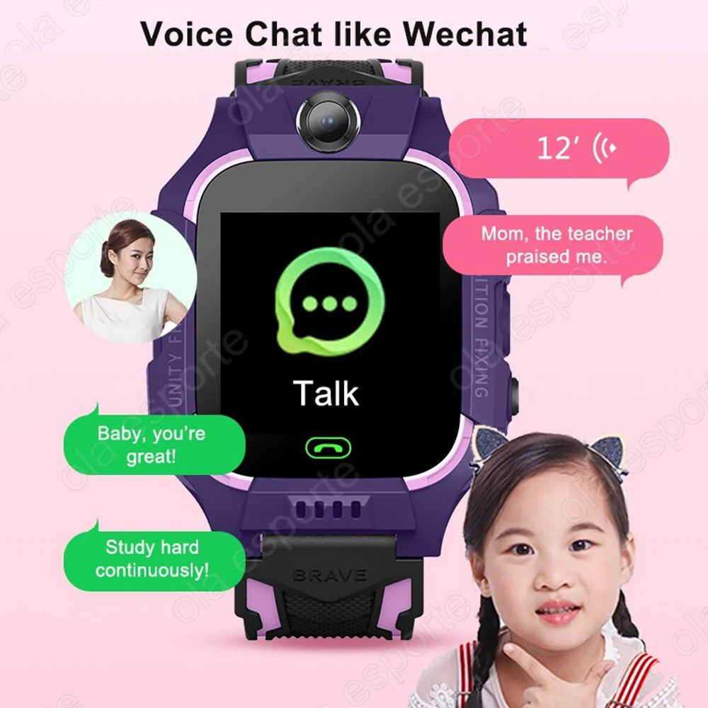Kids Smart Watch SIM Card GPS  - Smartwatch Watches For Kid Boy With Gps 评论和价格