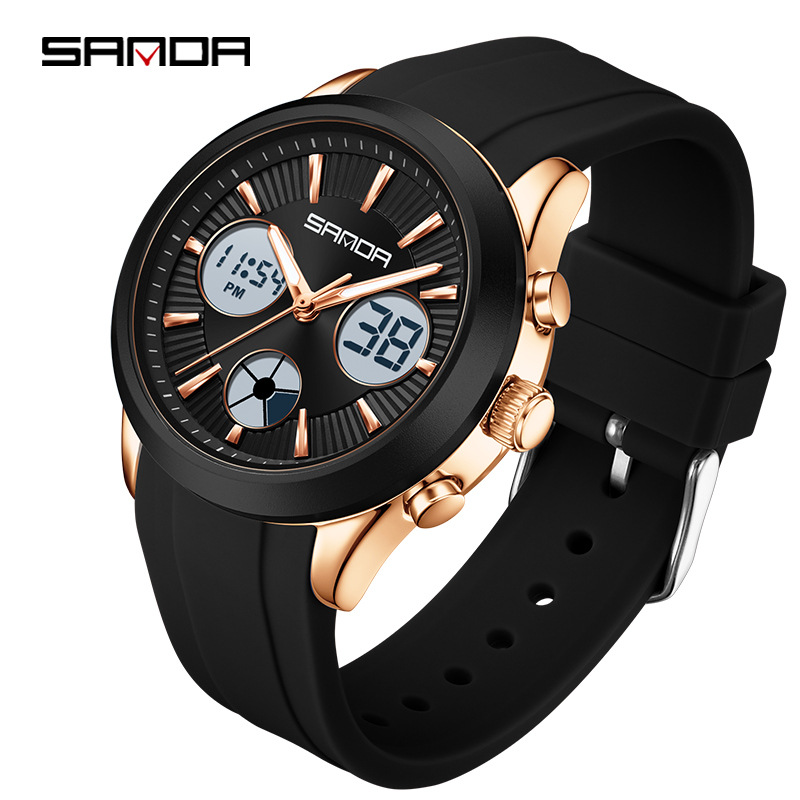 SANDA electronic watch luminou - Smartwatch Watches For Girls 评论和价格