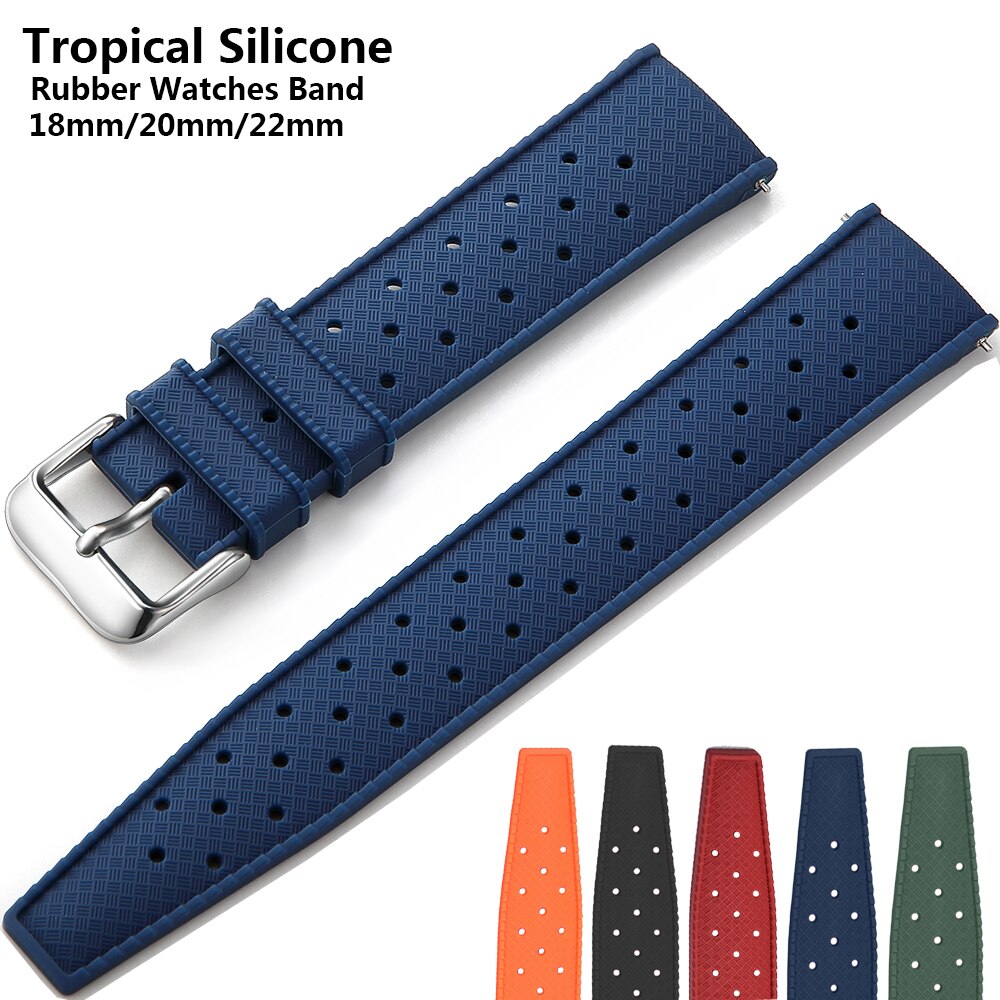 New Tropical Rubber Strap for  - Citizen Watches Smartwatch 评论和价格