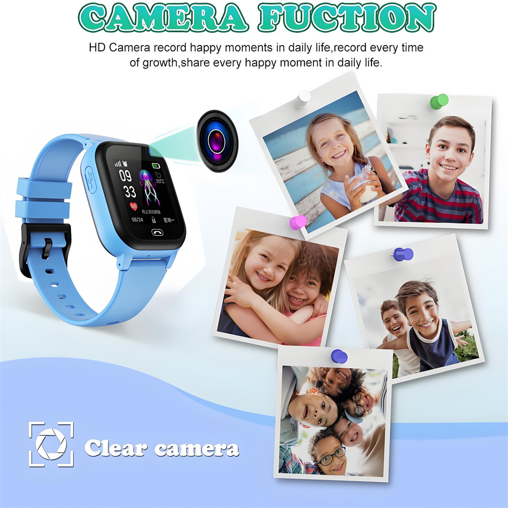 Kids Smart Watch GPS Tracker L - Smartwatch Watches Birthday Gift For Boys 评论和价格
