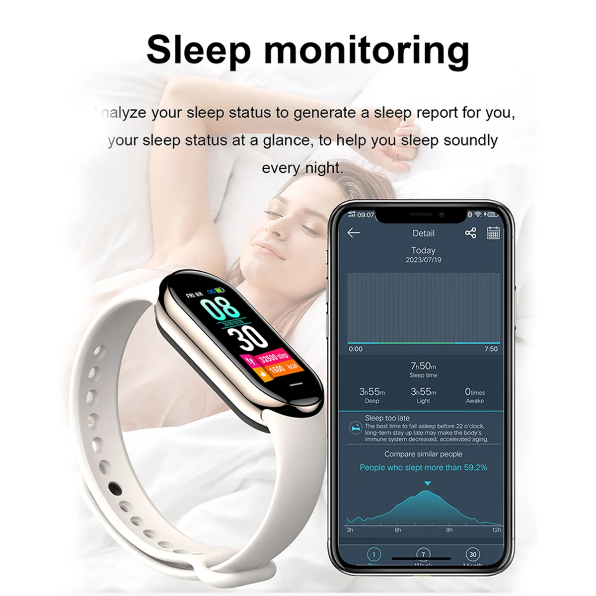 New Original Small M8 Band Sma - Smartwatch Watches For Girls 评论和价格