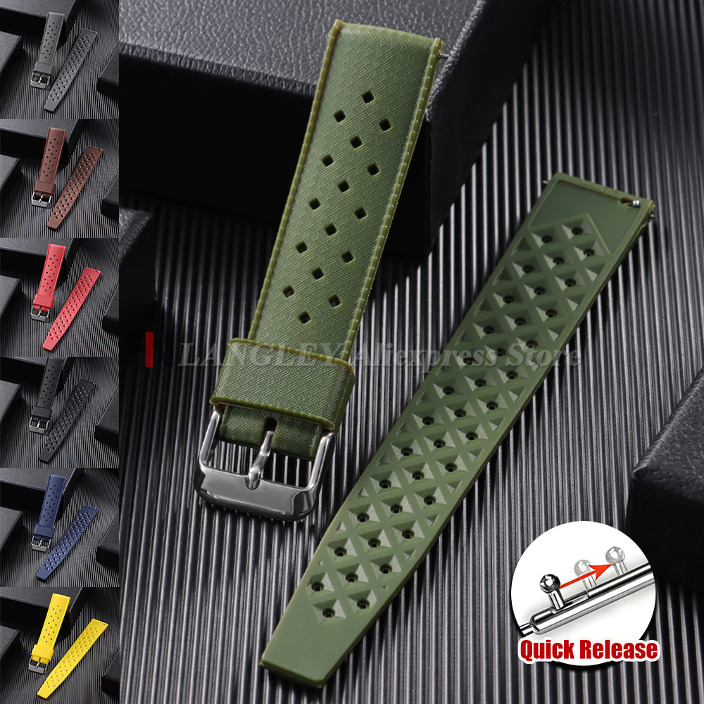 Tropical Silicone Watch Band Q - Citizen Watches Smartwatch 评论和价格